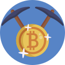 minería bitcoin icon