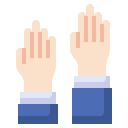 levantar la mano icon