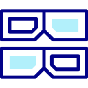 gafas 3d icon