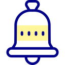 campanella della scuola icona