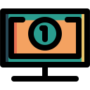 dinero digital icon