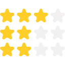 estrellas de calificación icon