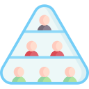 piramide di maslow icona