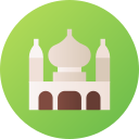 taj mahal icon