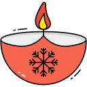 lámpara diwali icon