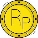 rupia indonesia icon