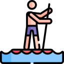 paddleboarding Ícone