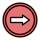 flecha correcta icon