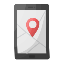 teléfono gps icon