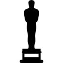 silueta de estatua de premio oscar 