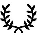 símbolo de dois ramos da moldura 