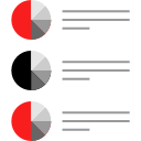 gráfico circular icon