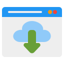 descarga en la nube icon