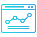 gráfico de linea icon