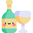 vino blanco icon