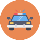 coche de policía icon