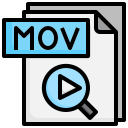 archivo mov icon