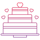 pastel de boda icon