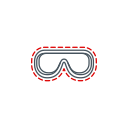 lentes de seguridad icon