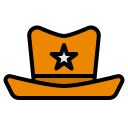 sombrero de vaquero icon