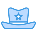 sombrero de vaquero icon