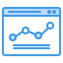 gráfico de linea icon