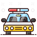 coche de policía icon