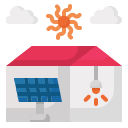 casa solar icon