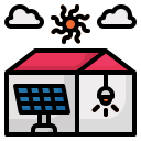 casa solar icon