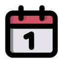 fecha del calendario icon