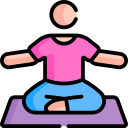 pose de yoga icon