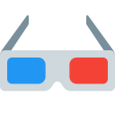 gafas 3d icon