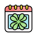 calendario de primavera icon