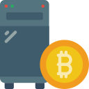 minería bitcoin icon