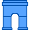 arco del triunfo icon