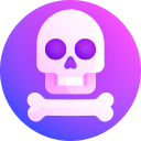 calavera y huesos icon