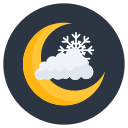 noche nublada icon