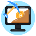 minería bitcoin icon