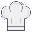 sombrero de cocinero icon