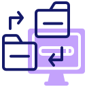 transferencia de datos icon