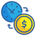 el tiempo es dinero icon