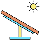 energía solar icon