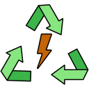 energía renovable icon