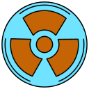 energía nuclear icon