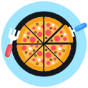 rebanadas de pizza icon