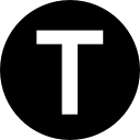 symbole circulaire du logo du métro de sydney 