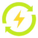 energía renovable icon