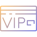 tarjeta vip icon