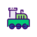 tren de juguete icon