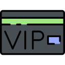 tarjeta vip icon